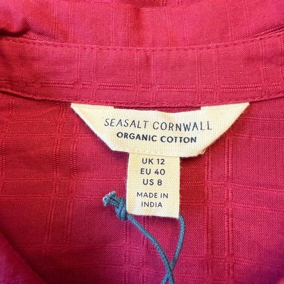 SEASALT CORNWALL Organic Cotton Hope Cottage Blouse II Charm Size 8 - Picture 9 of 13